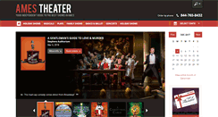Desktop Screenshot of amestheater.com